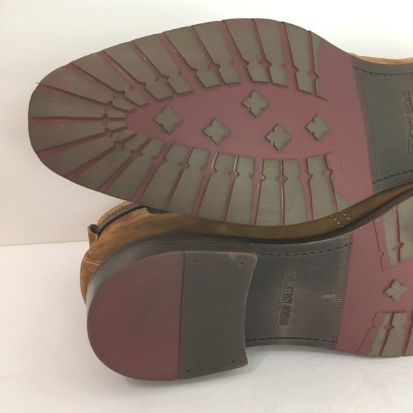 Stacy Adams Men's Roane Brown Tan Suede Leather Chelsea Boots Size 11.5 NEW - Picture 10 of 12